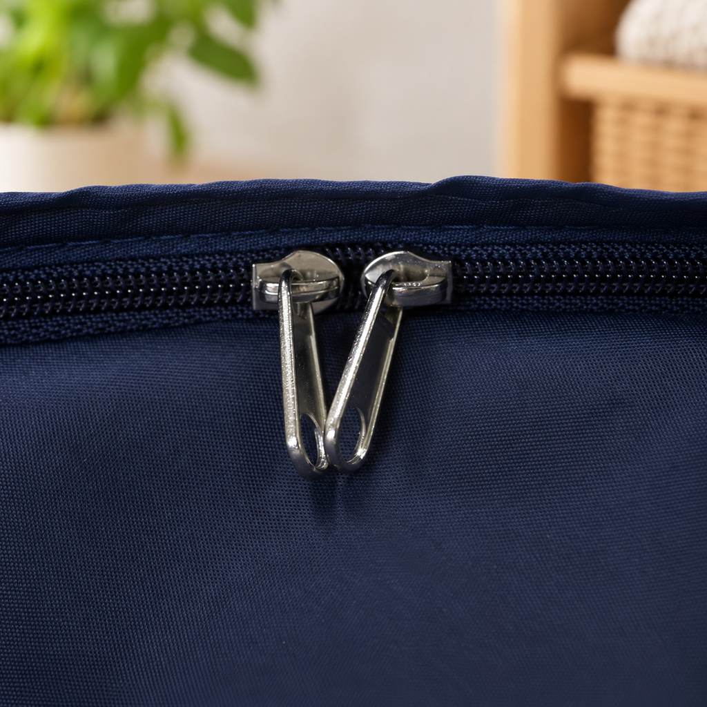 Zipper Lid Pop-Up Laundry Hamper