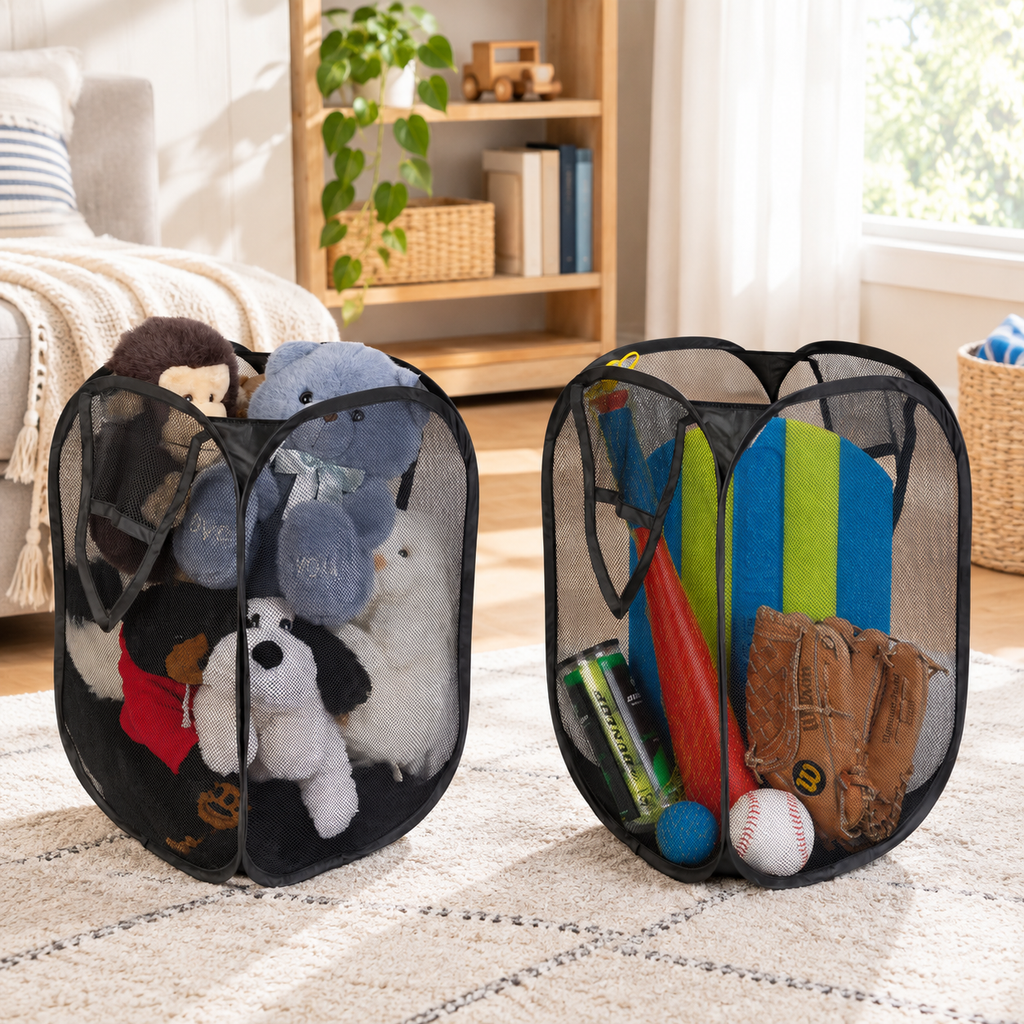 Spiral Pop-Up Laundry Hamper