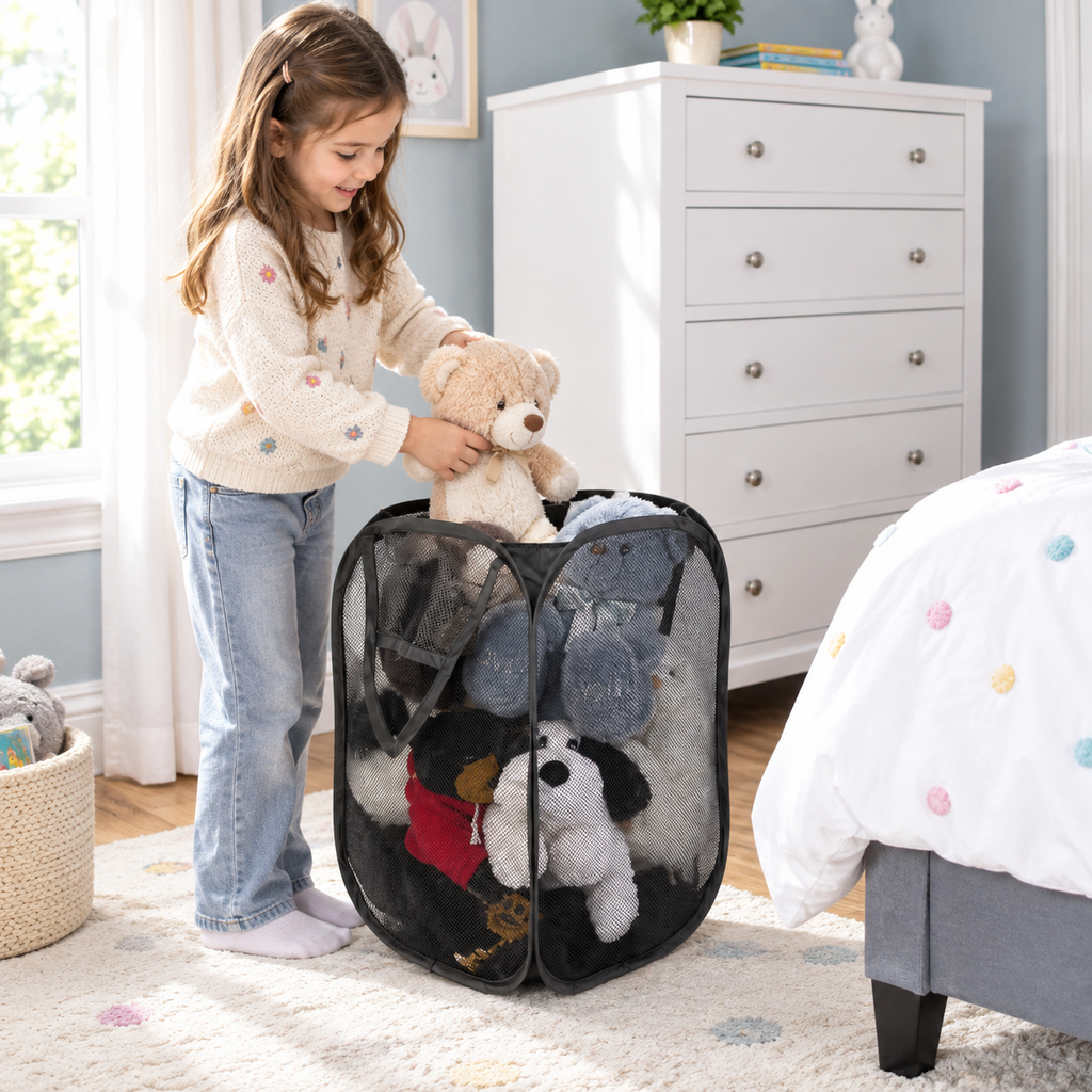 Spiral Pop-Up Laundry Hamper