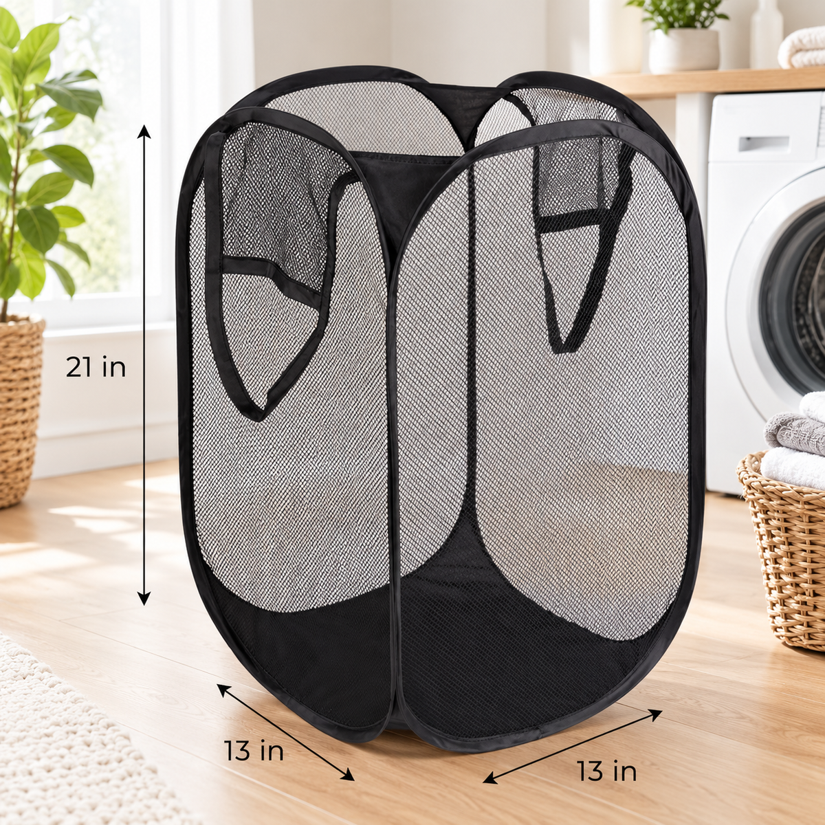 Spiral Pop-Up Laundry Hamper